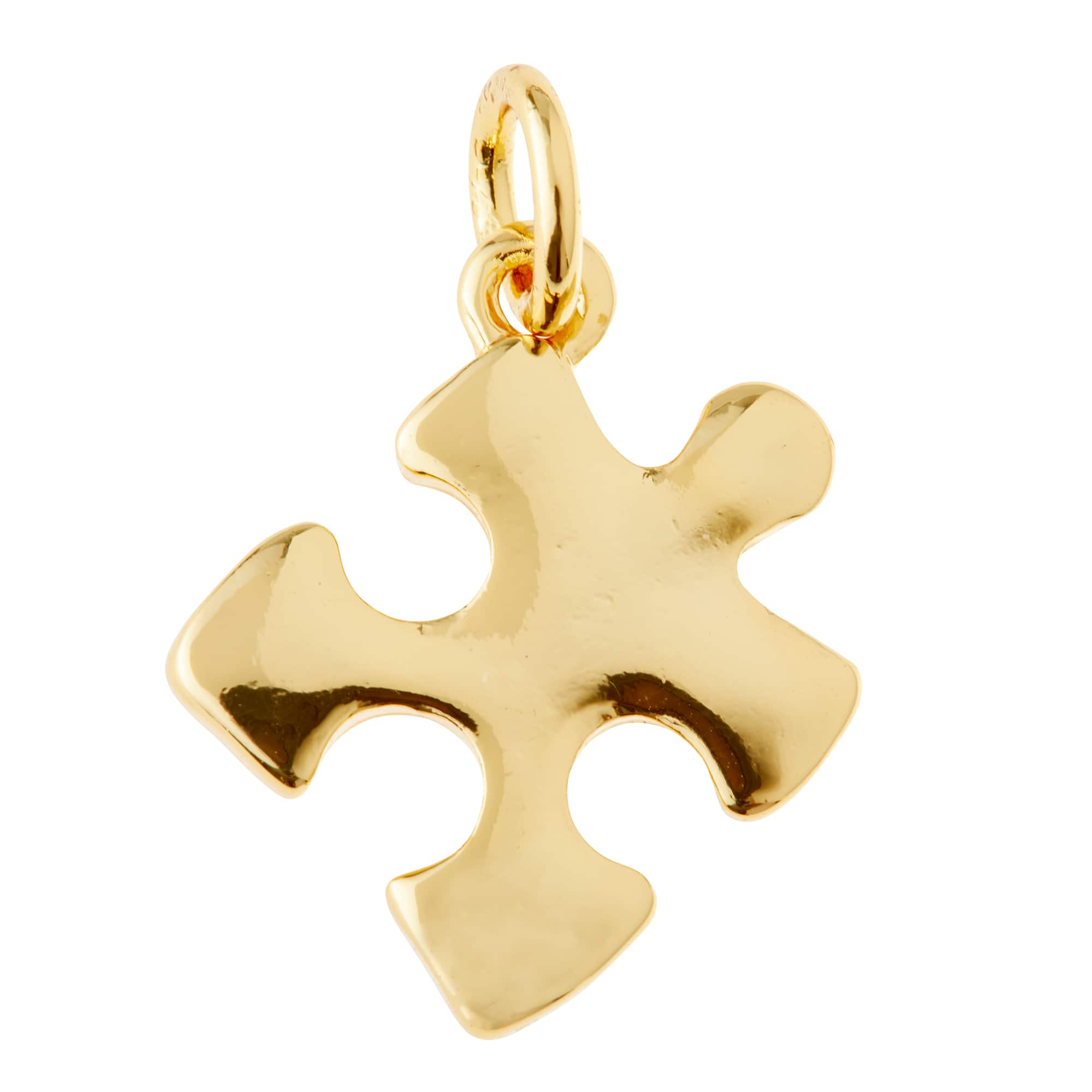 Charmalong™ 14K Gold Plated Puzzle Charm by Bead Landing™